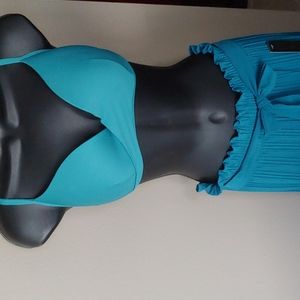 🌞SALE 4 for $20           Shade and Shore Dark Teal Bathing Suit Top